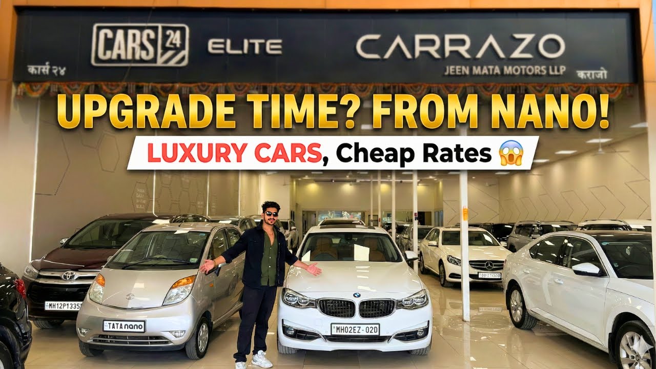Tata Nano to Luxury Car 😱 Cars24 Elite Pune Visit Audi, BMW, Mercedes Sab Ek Roof Ke Neeche 😍