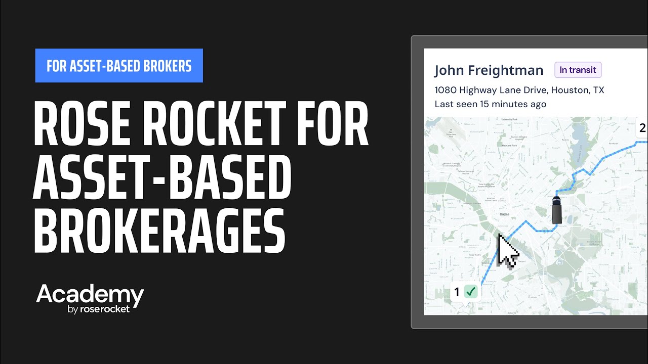 Manage Your Asset-Based Brokerage with Rose Rocket