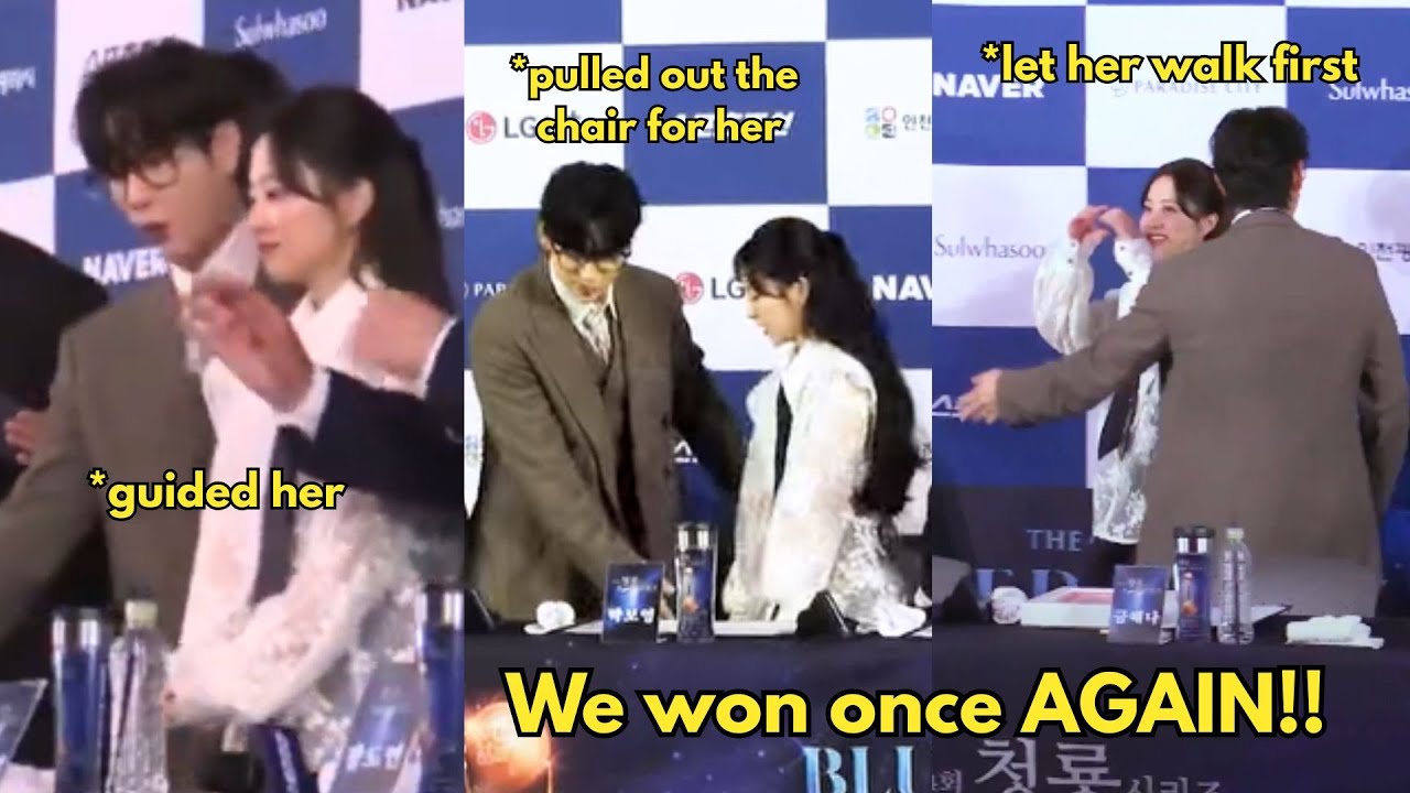 SHUT UP BOYOUNG AND SIWAN DOING A HEART TOGETHER😭 IM SIWAN PULLED PARK BOYOUNG'S CHAIR FOR HER AAAH