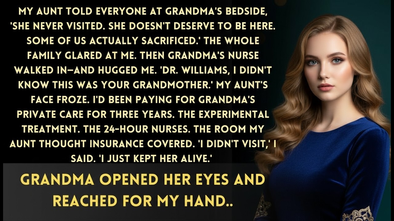 My Aunt Told Everyone At Grandma's Bedside, 'She Never Visited  She Doesn't Deserve To Be Here