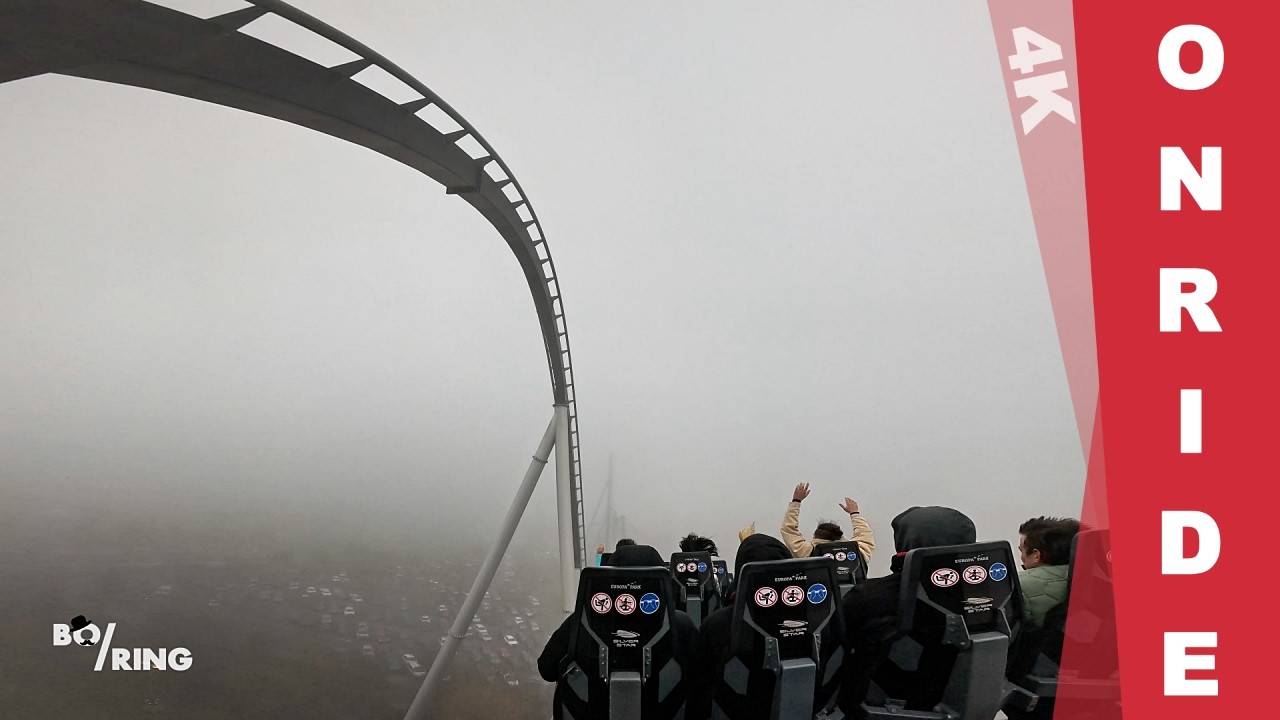 SILVER STAR 2024 ONRIDE (im Nebel!) | 4K POV | Europa-Park Winterzauber | B&M Hyper Coaster