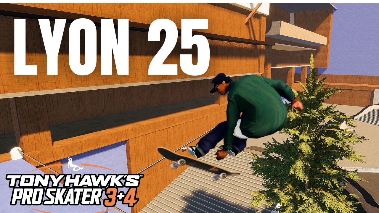 LYON 25 SKATEPARK in Tony Hawk's Pro Skater 3+4 - CREATE-A-PARK