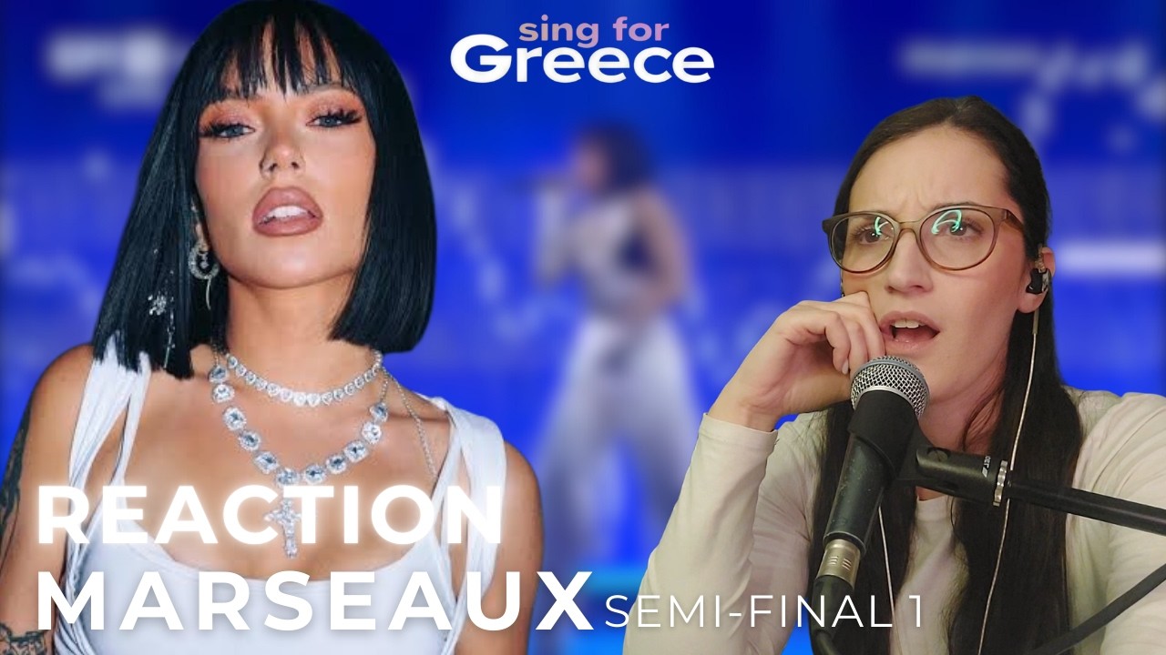 Vocal Coach Reacts to Marseaux - Χάνομαι LIVE | Semi-Final 1