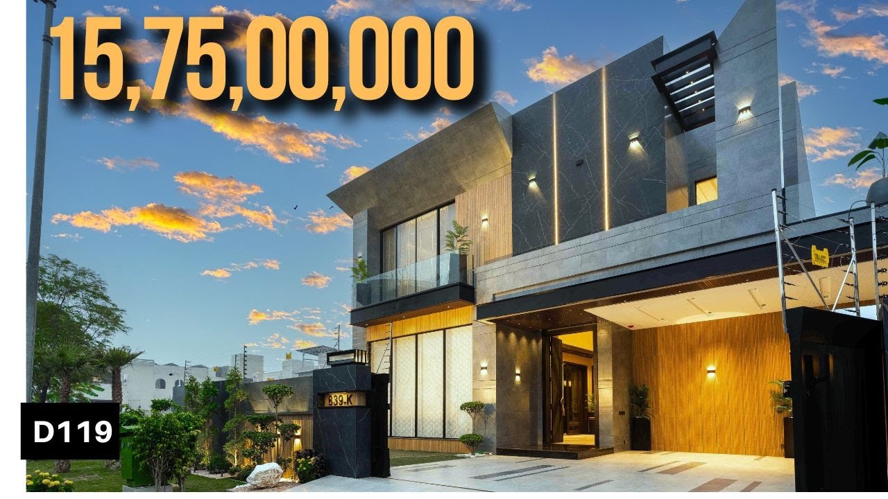 This 1 Kanal Dream Home in DHA Lahore Will Blow Your Mind | 15.75 Crore Ultra-Modern Design!