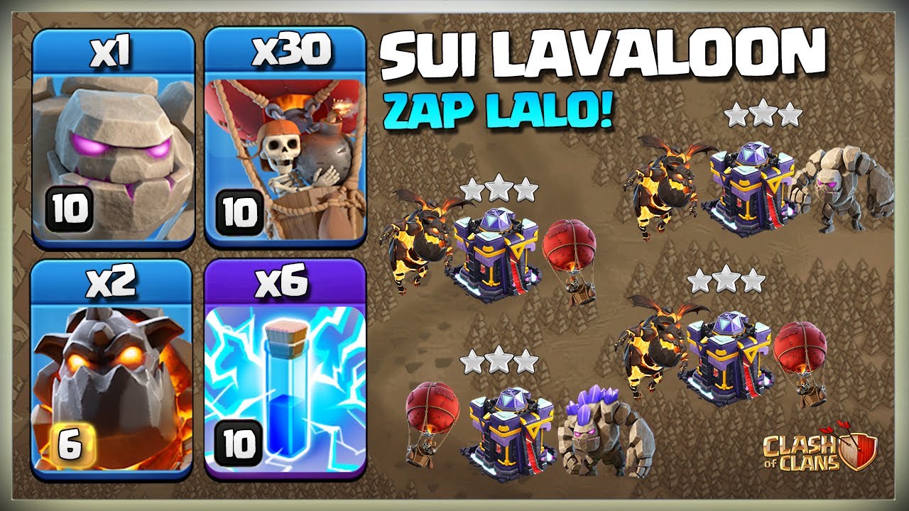 BEST Th15 Zap Lalo or Th15 Sui LaLo | Best Th15 Army! Learn How to Lalo in TH15 | Clash of Clans coc