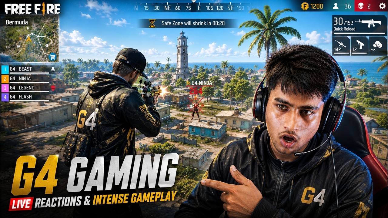Guild test and competitive live | #freefire #g4gaming #shortvideo #shortslive #ff