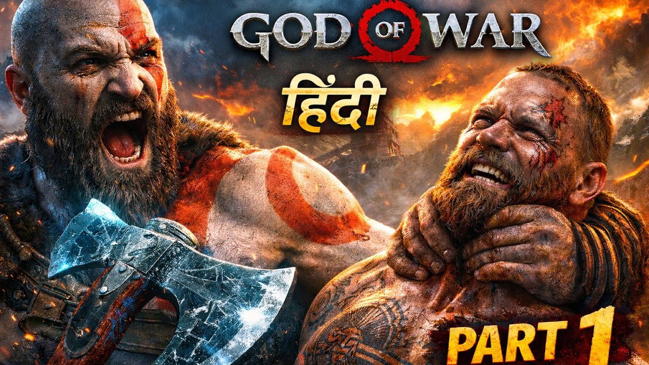 BALDUR BOSS FIGHT 🔥 God of War Part 1 | Full Hindi Gameplay 4K HDR | Dark Soul Jazz