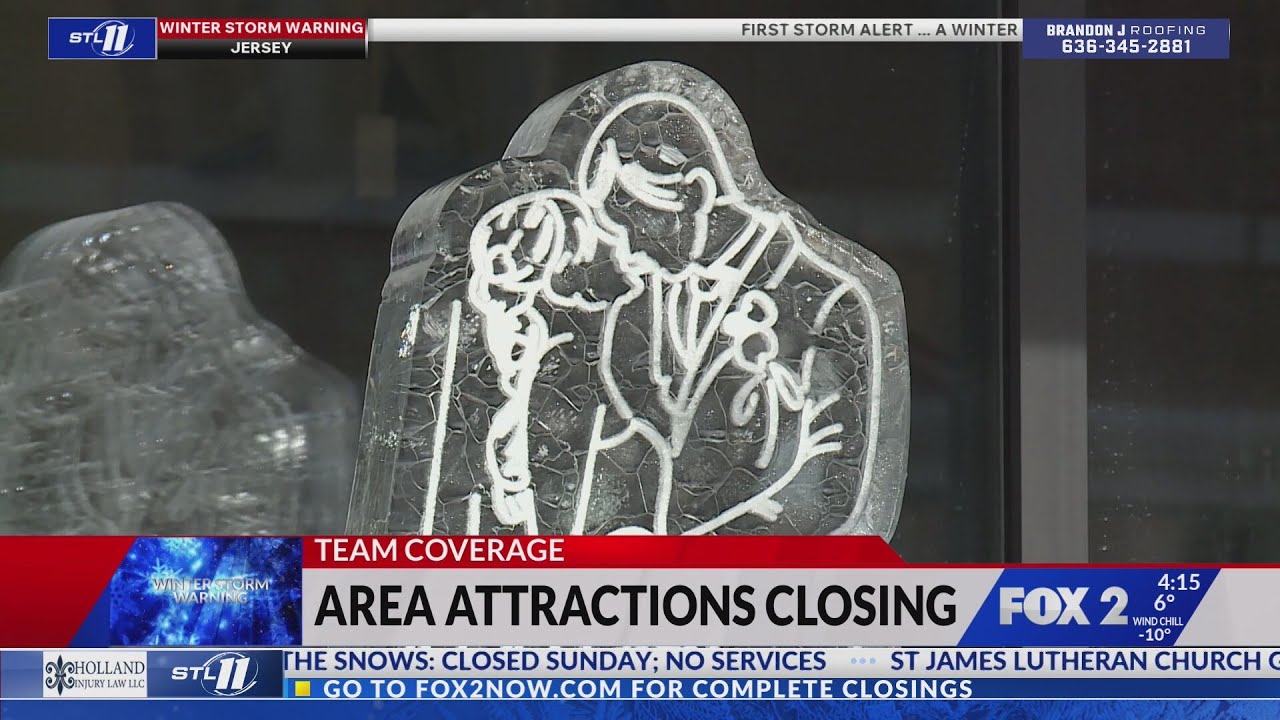 St. Louis-area attractions closing amid winter storm