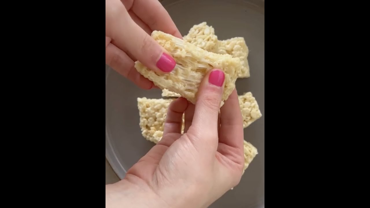 Easy and delicious homemade Rice Krispie treats!
