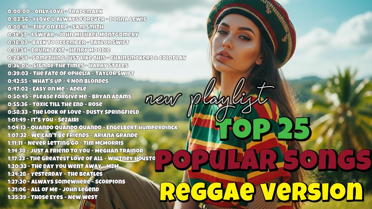 RELAXING REGGAE MUSIC MIX 2026🎸Reggae love song playlist🎧Taylor Swift,Trademark,Ariana Grande,Adele