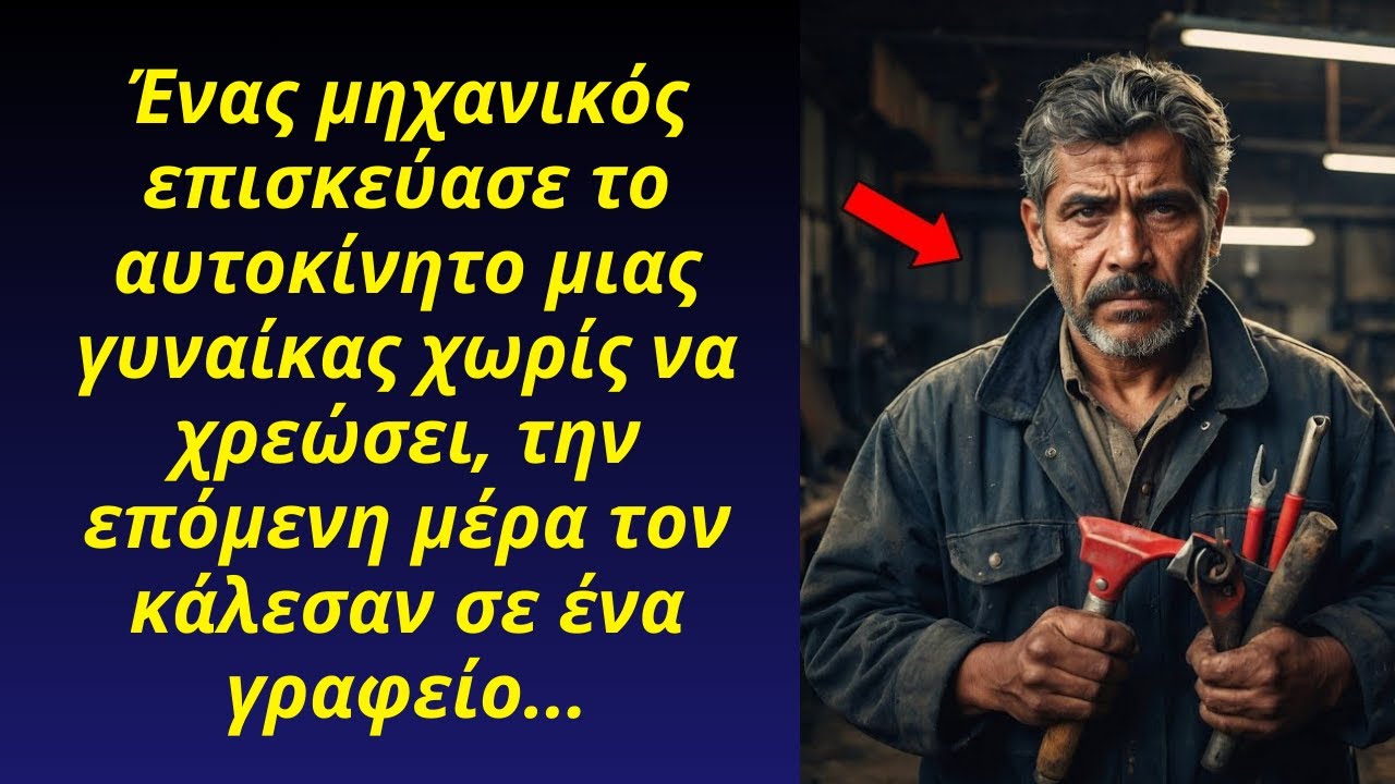 Ένας μηχανικός επισκεύασε το αυτοκίνητο μιας γυναίκας χωρίς να χρεώσει, την επόμενη μέρα τον...
