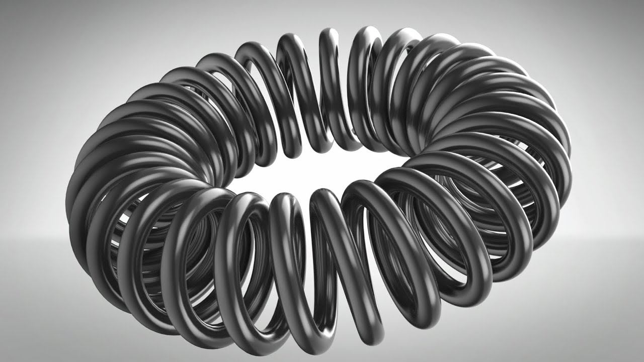 SolidWorks tutorial basico: amarre de cabello espiral en curva 3D