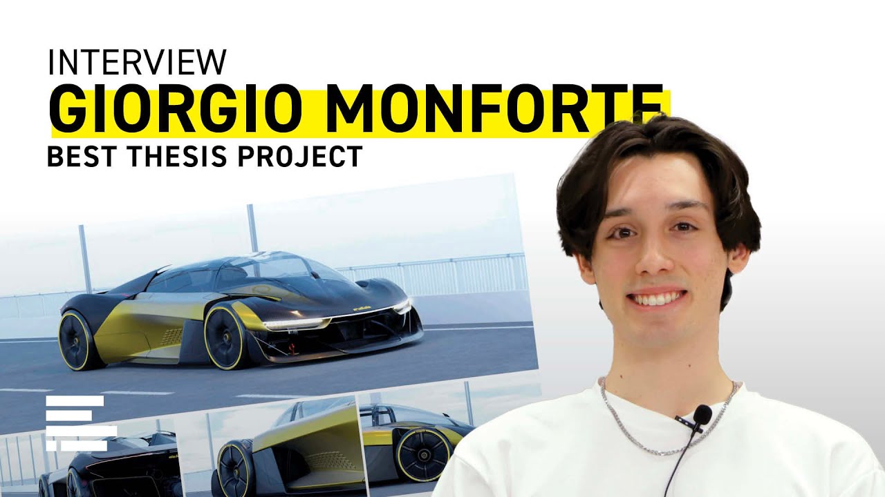 Giorgio Monforte ci racconta il suo progetto in Transportation design | IAAD. Thesis Projects