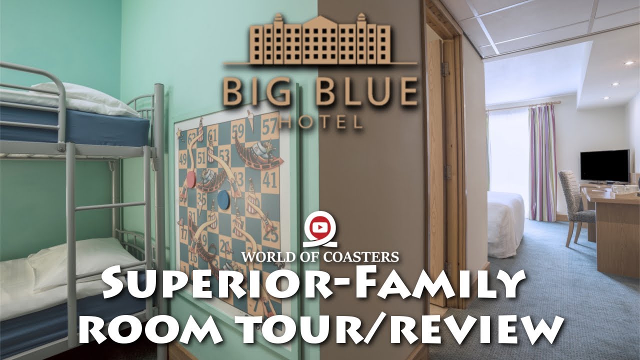 Big Blue Hotel - Family Room Tour/Review