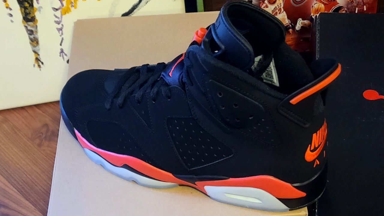 Air Jordan 6 Infrared Salesman ' Versus ' Carmime & On Feet #retro #sneakers 