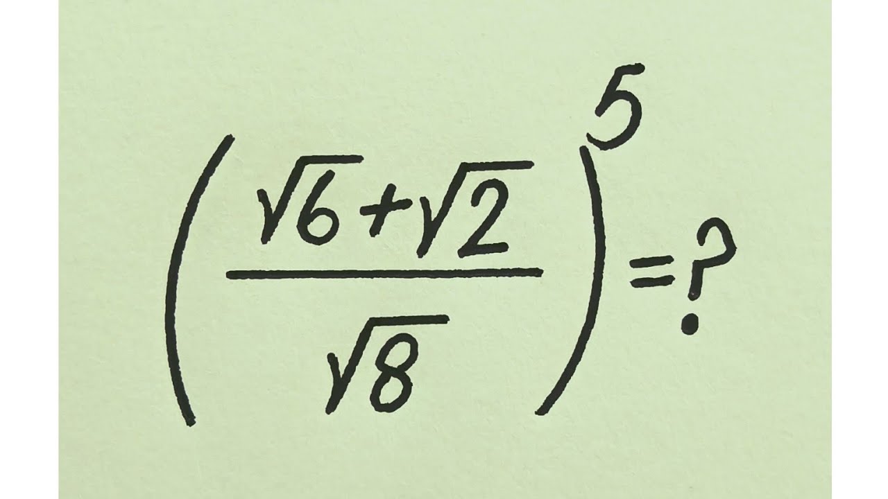 France | Can you Simplify?? | Radical Simplification | Olympiad Math Tricky Solution 