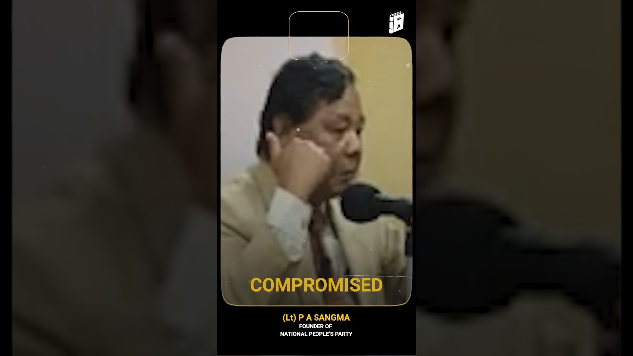 Our founder late P. A. Sangma in one of speeches stressed the role of principle in a leader's life.