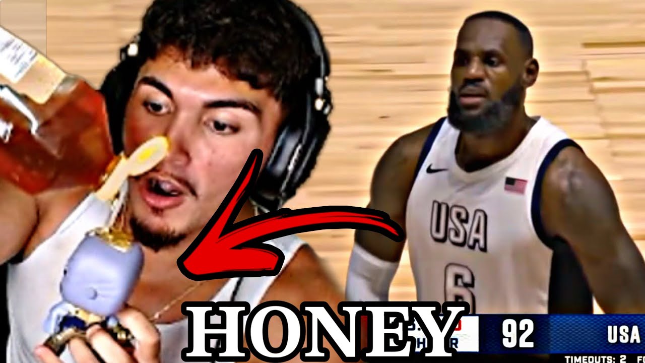 I POUR HONEY ON YOU KING!!!! LeBron Fan Reacts To Team USA vs Germany Highlights - 2024 Olympics