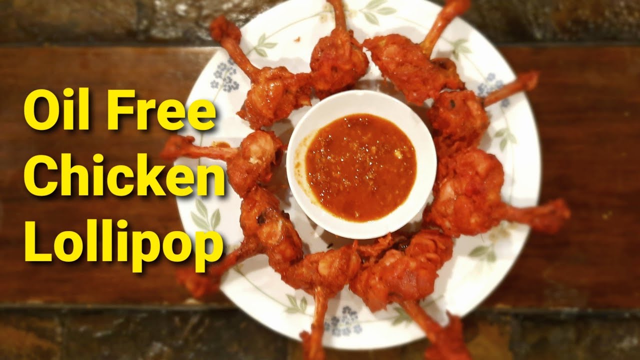 Oil Free Chicken Lollipop/ Drums of Heaven/How to make chicken lollipop in air-fryer