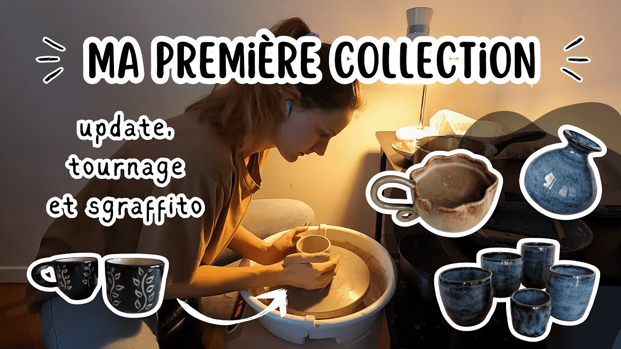 [Studio Vlog] Je crée ma première collection en céramique !