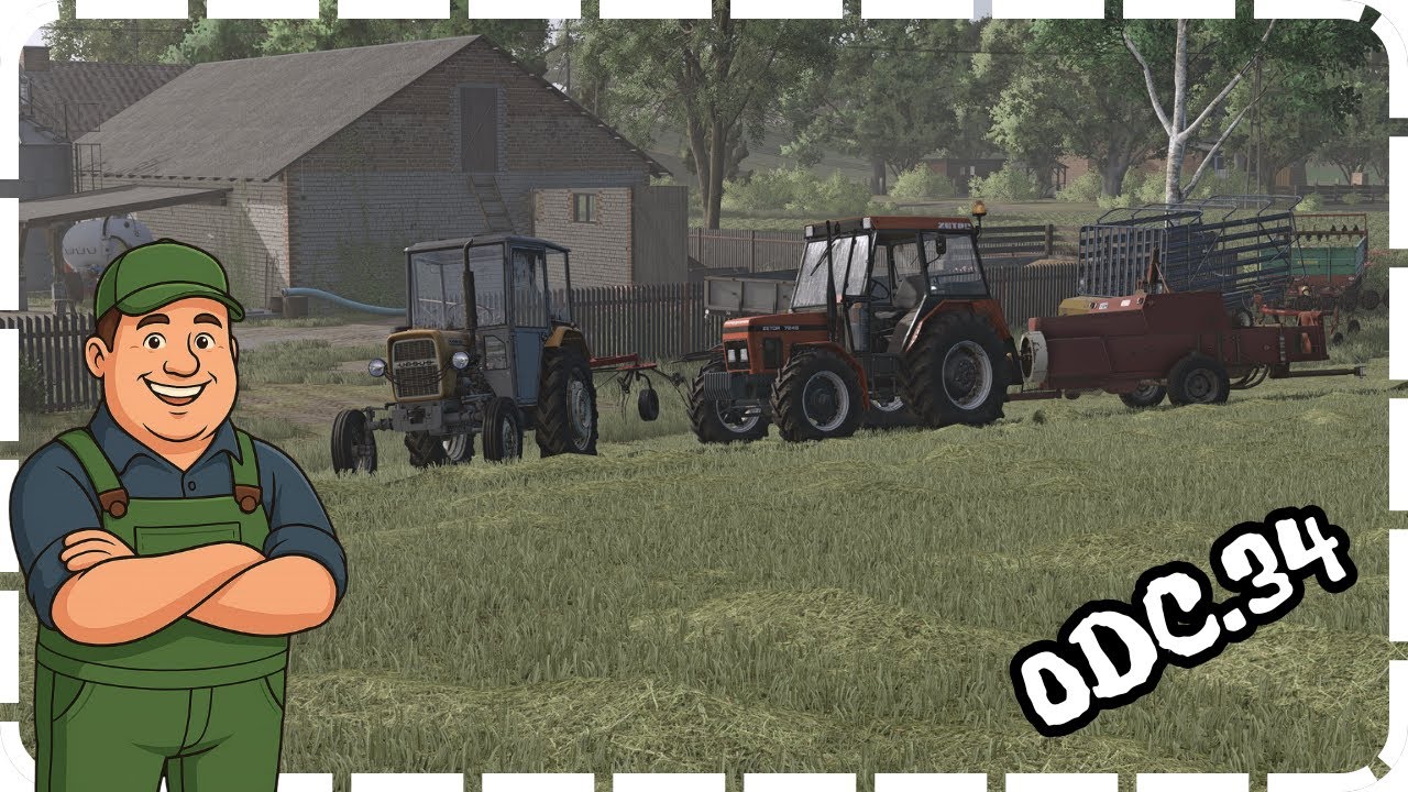 C-330 PO RAZ OSTATNI 😭🚜 ŁĄKA NA JEDEN RAZ 🌾 PRZEWRACAMY I PRASUJEMY | SĄSIEDZI Z POLANEK ODC:34