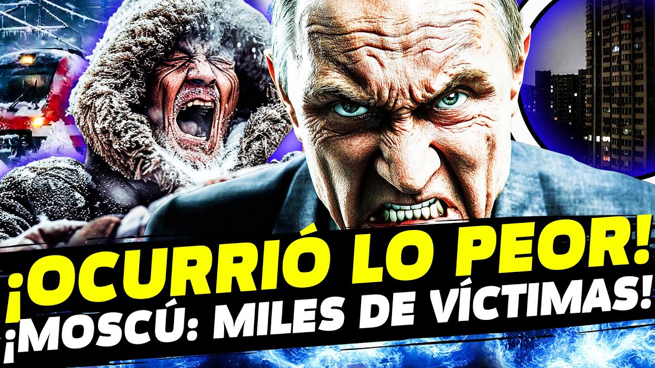 🚨CATÁSTROFE EN RUSIA: ¡MOSCÚ PARALIZADA! ¡EL IMPERIO QUEDÓ BAJO EL HIELO! ¡MILES DE RUSOS ATRAPADOS!