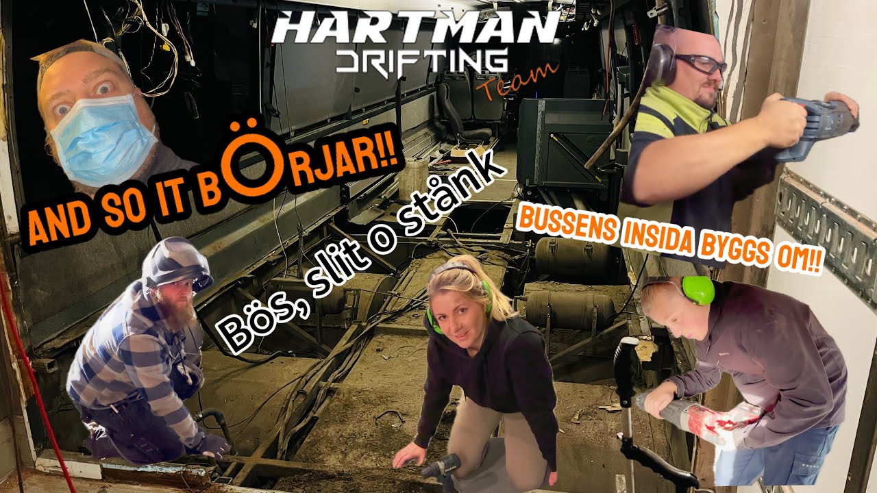 Racebuss EP:3. Hur blir insidan? Var motorn verkligen det stora jobbet ?😅