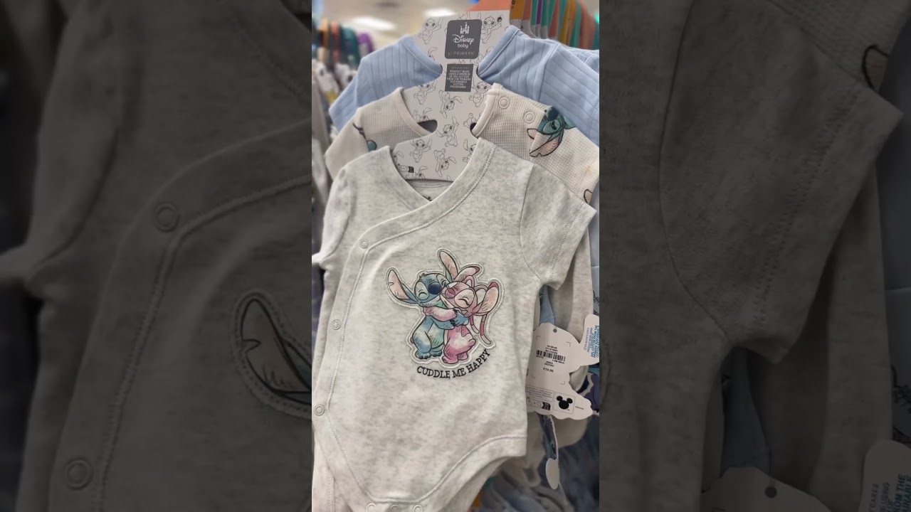 The cutest Disney baby stitch collection at primark stores ✨💙