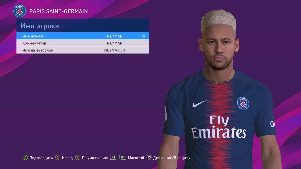 PES 2017/NEYMAR BLONDE HAIR 2019/NEW FACE/