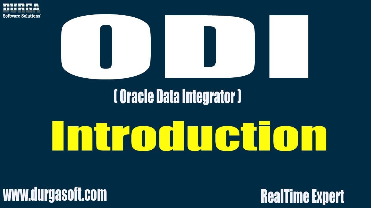 Oracle Data Integrator(ODI) || Introduction