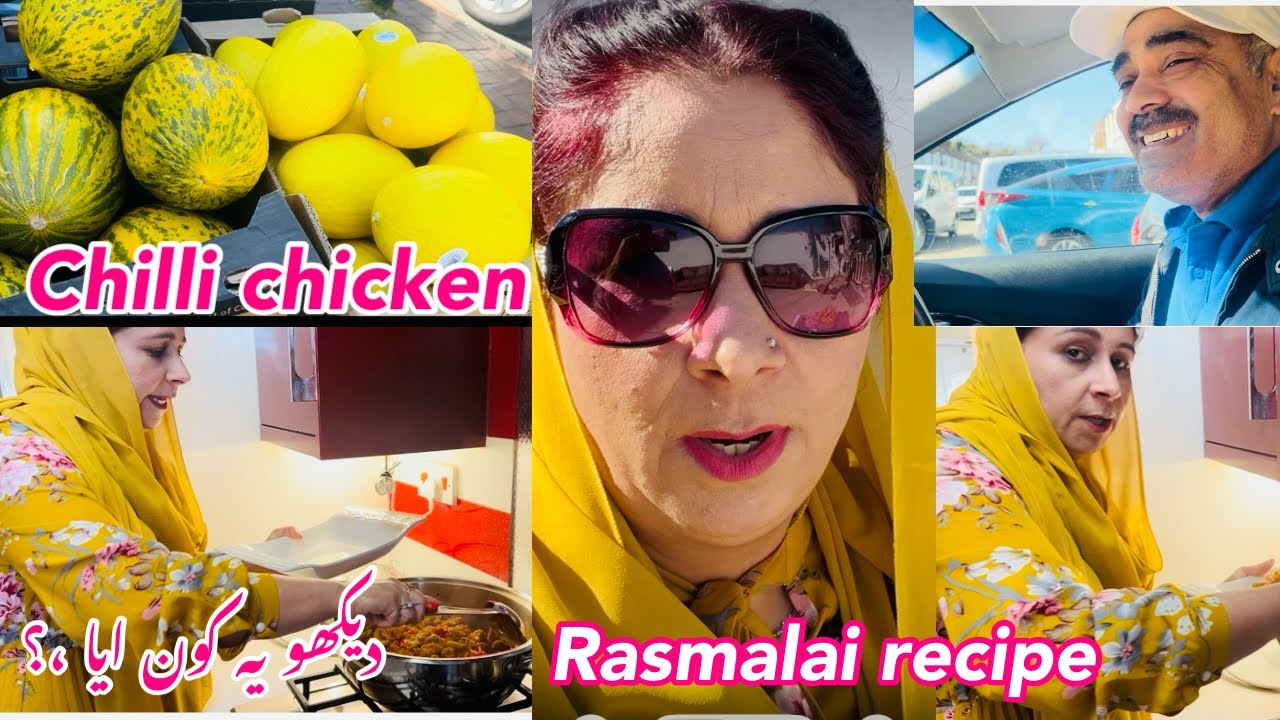 How To Make Rasmalai | Pakistani Mom Daily Routine In UK | How To Make Delicious Chilli Chicken ,