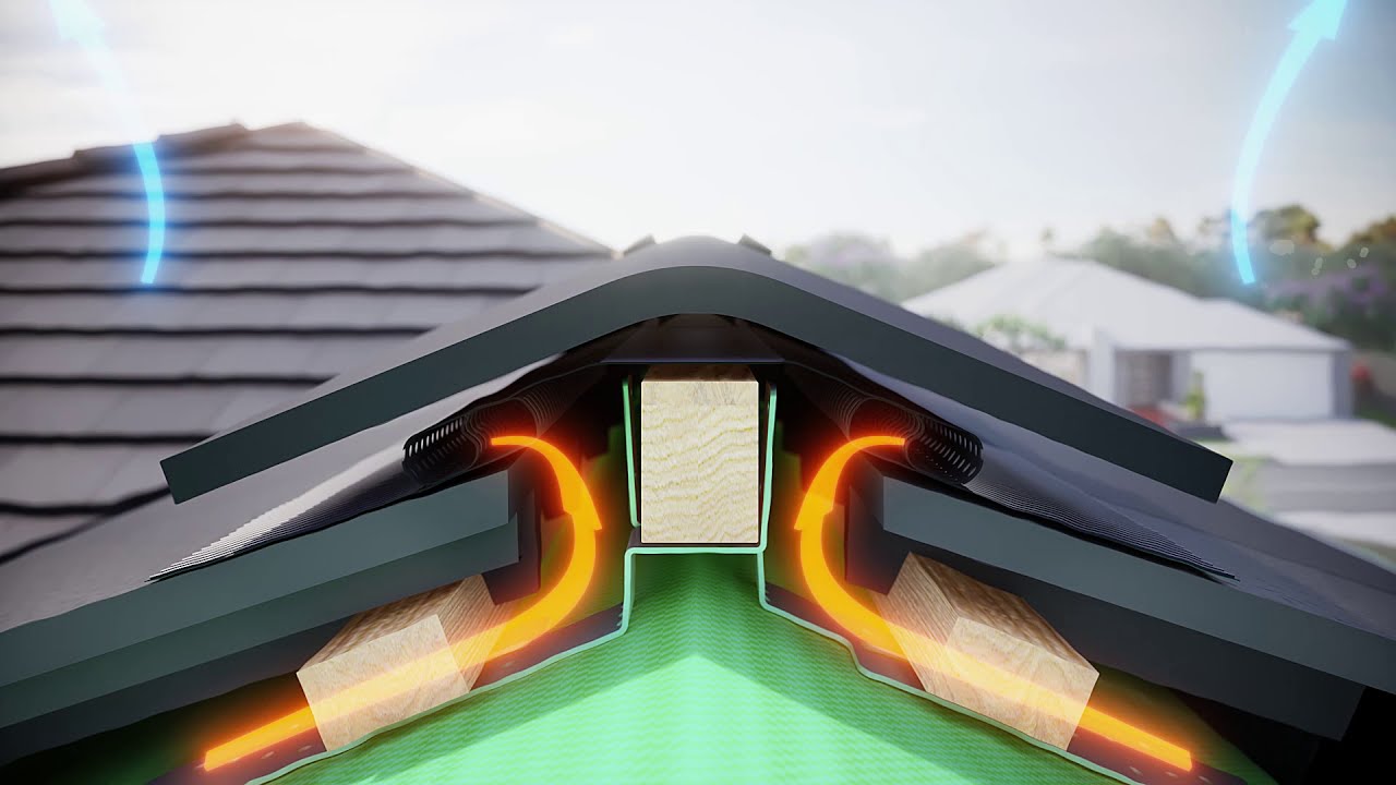 Roof Ventilation | RapidRidge with Ventilation | Cool Down Your Aussie Home