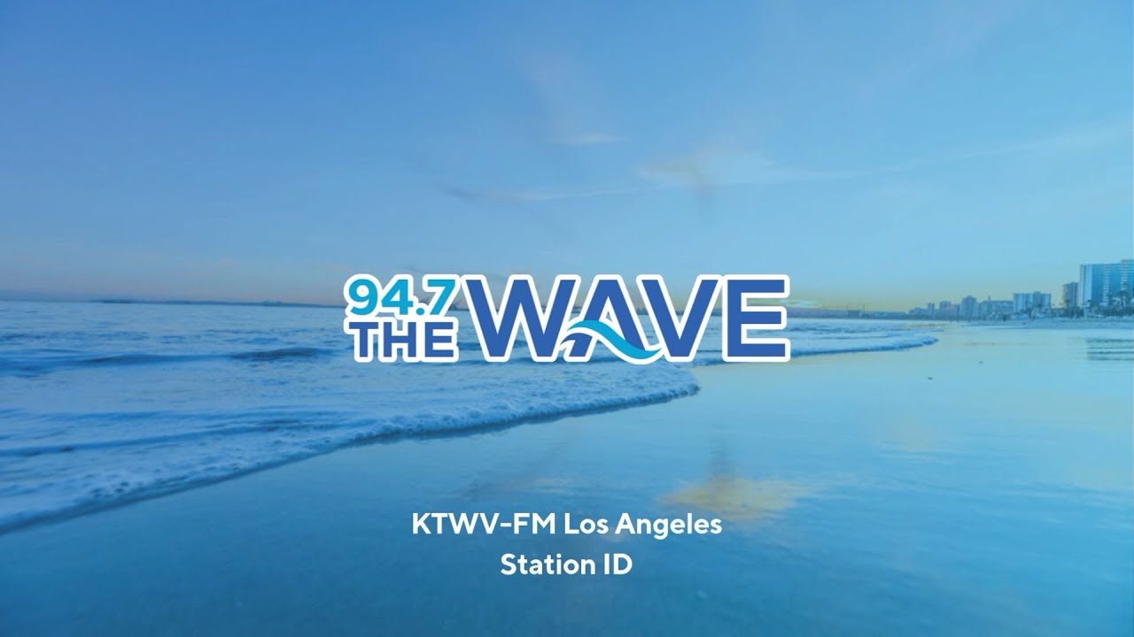 KTWV-FM 94.7: 94.7 The Wave - Los Angeles, CA - Station ID - 4/1/2025