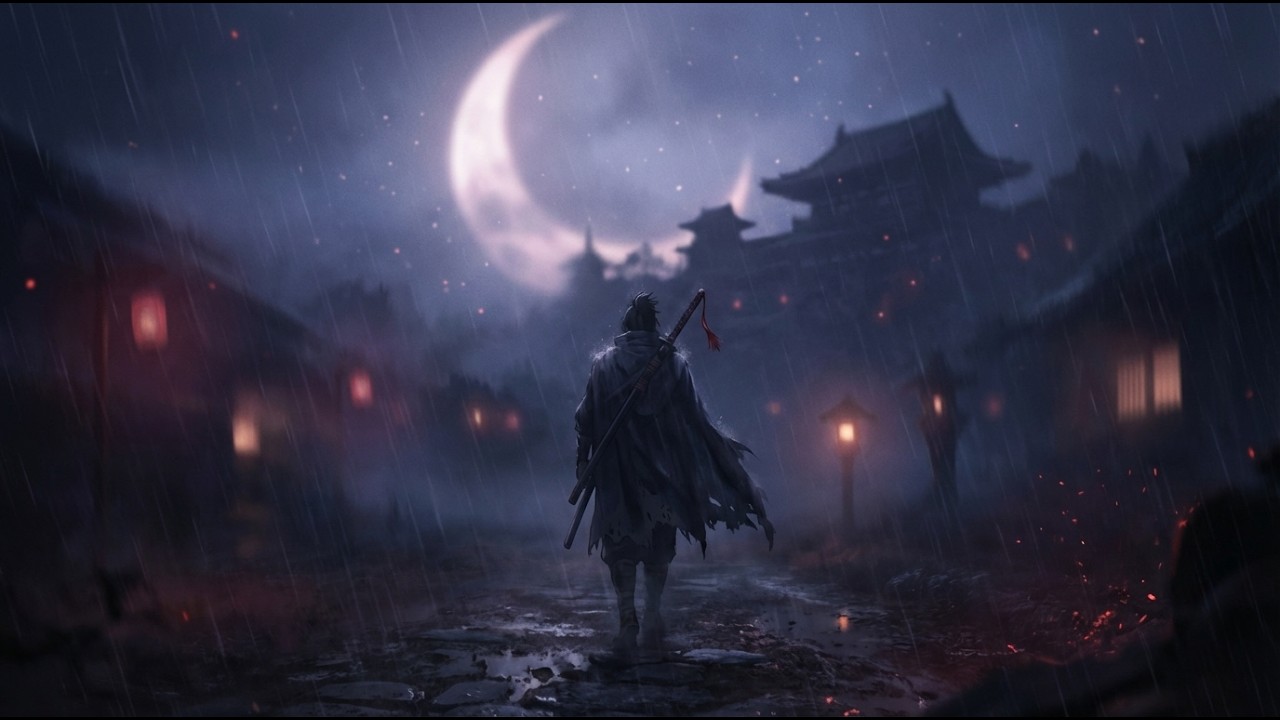 Emotional Samurai Lofi &mdash; Flow State ⚔️�️ Deep Focus Hip Hop Calm Energy, Rain & Night Vibes