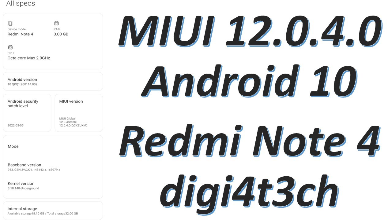 |MIUI 12.0.4.0| |Android 10| |Redmi Note 4| |Mido| |Raw Review| By |DIGI4T3CH| & |VINIT4489|
