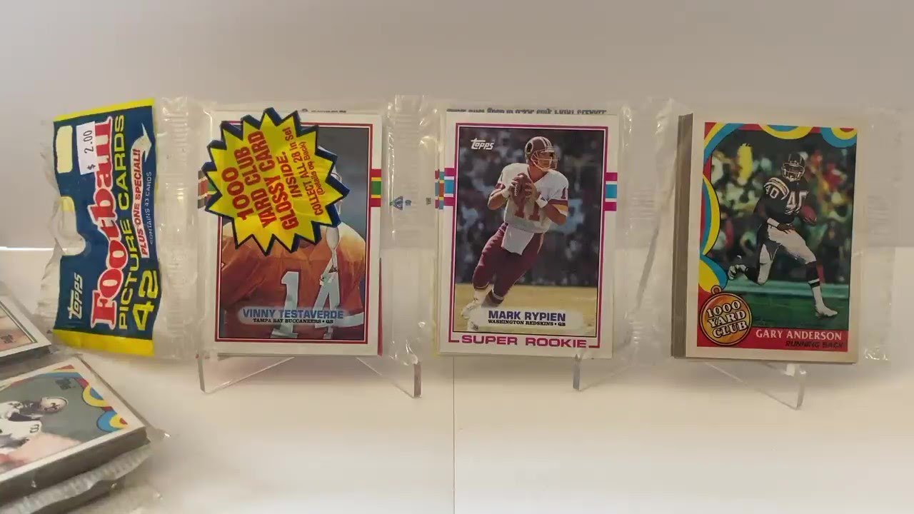 Футбольная стойка Topps 1989 года. Покойся с миром! #TBT