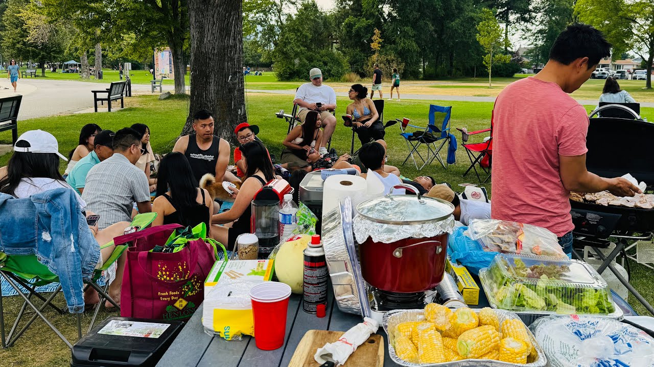 Phong cảnh Kelowna đẹp mê ly, nướng BBQ, tham quan xưởng và thử rượu nho 🇨🇦1808》 Cuộc Sống Canada