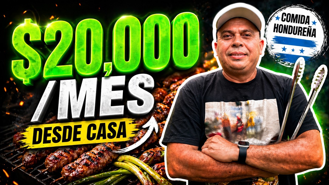 Cómo ganar $20,000/Mes vendiendo COMIDA desde CASA