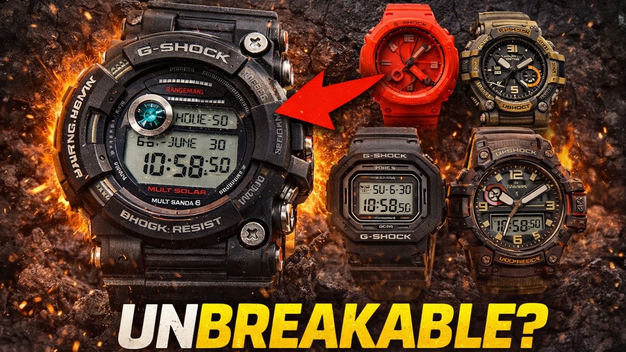 10 моделей часов G-Shock, которые легко прослужат 20 лет.