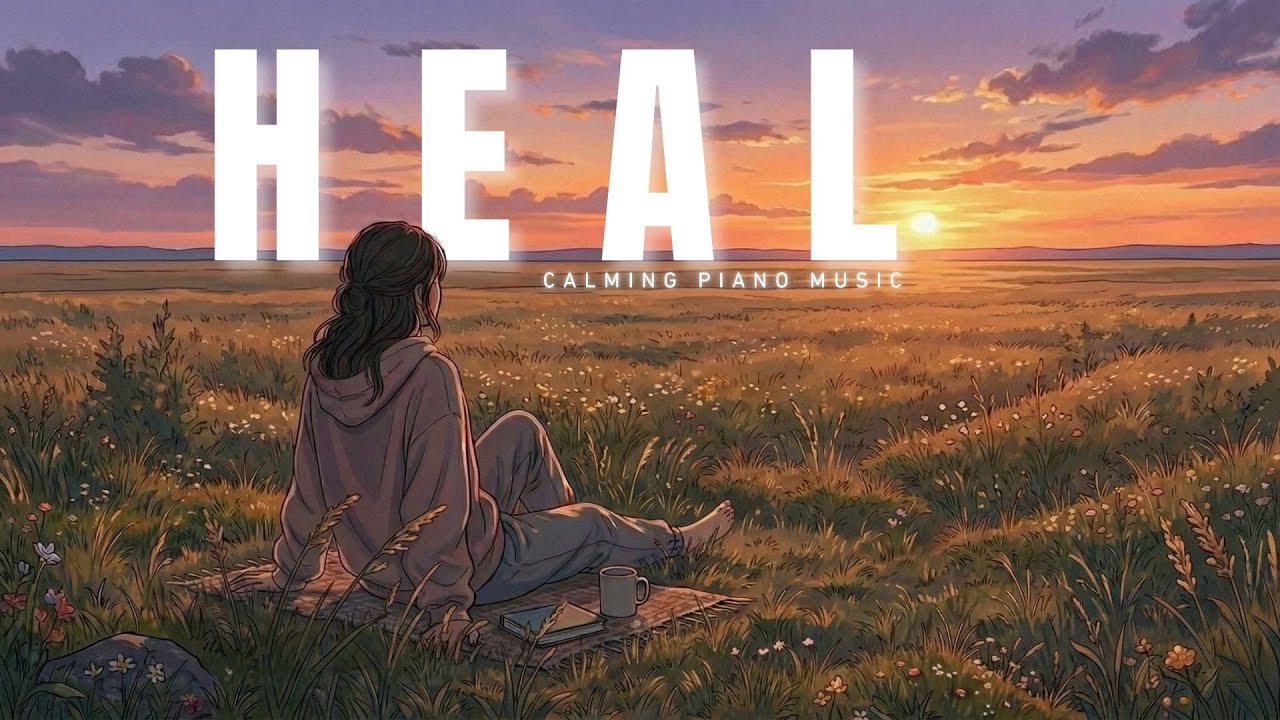 Calming Piano Music for Deep Sleep, Anxiety Relief Therapy, Perfect for Relax Work & Focus Study