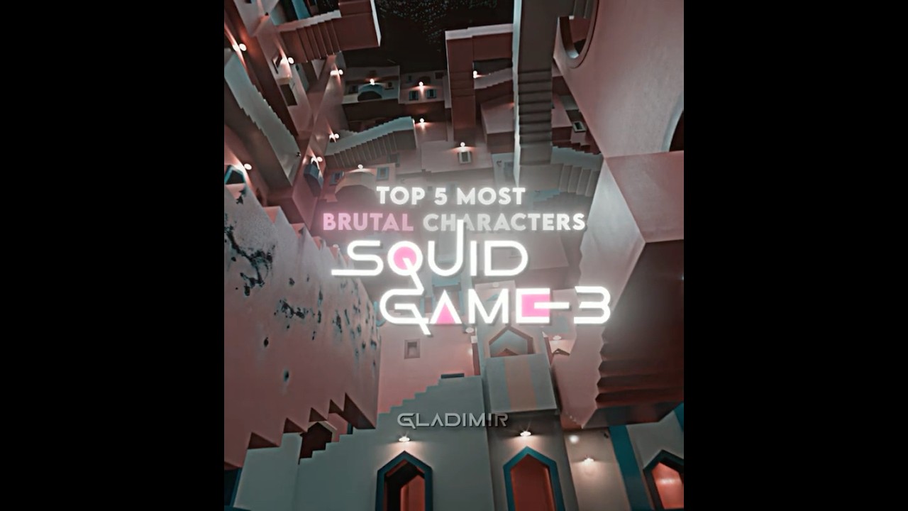 The Most BRUTAL Characters in Squid Game (S3) | Song: Montero (slowed) #edit #squidgame