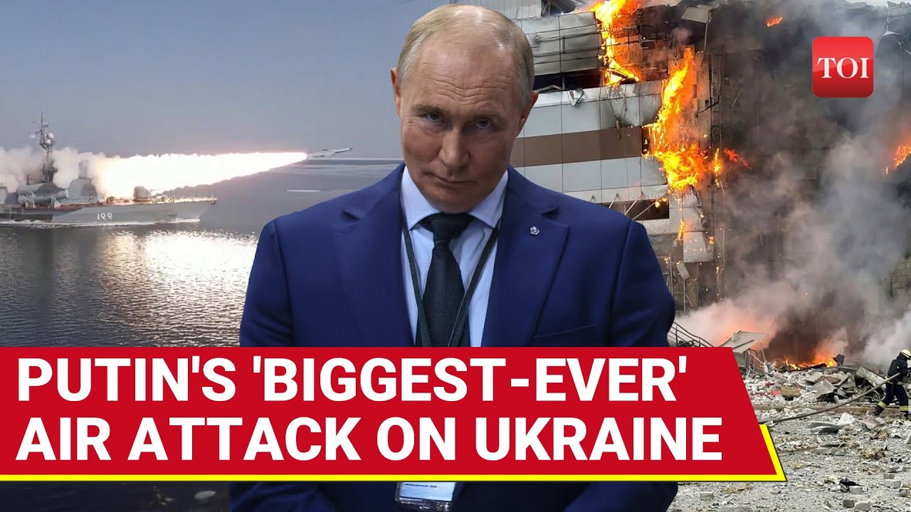 Putin FLATTENS Ukraine With 500+ Missiles, Drones; NATO Scrambles Aircraft As Russia Rains Fire