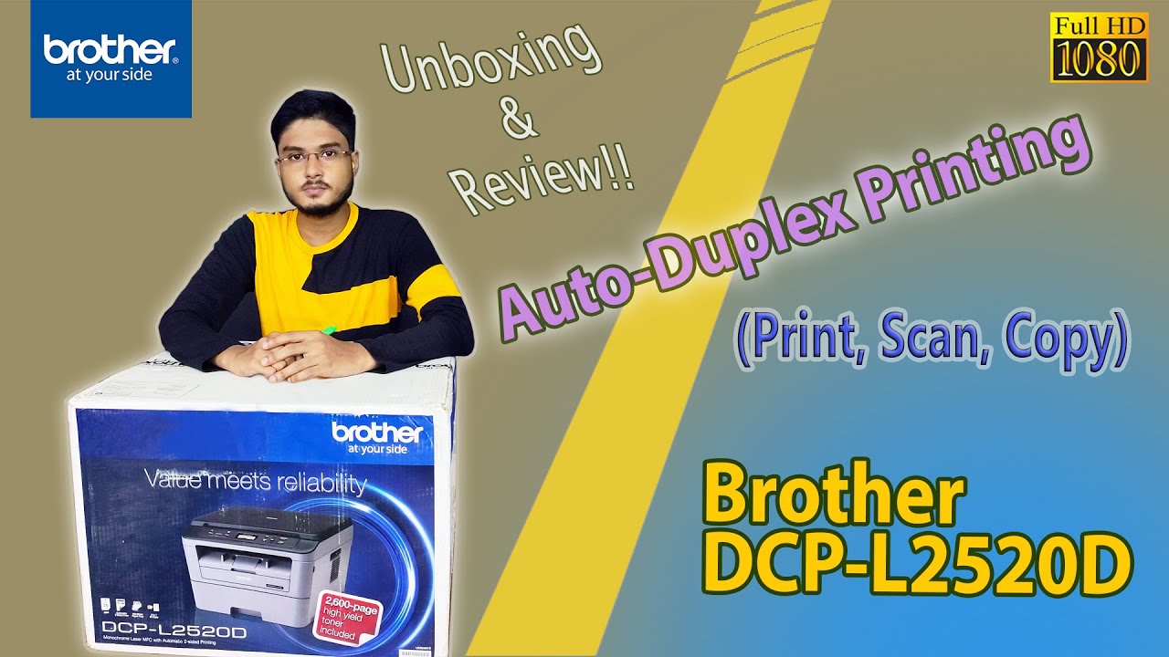 Brother DCP-L2520D Laser Printer Unboxing and Review | Low cost Auto-Duplex Printing | Dev2D