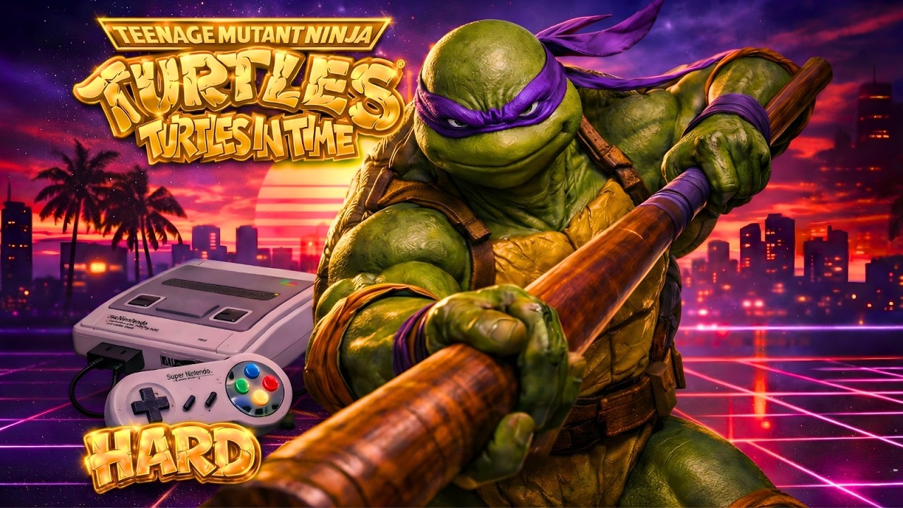 TMNT IV Turtles in Time SNES – Donatello Controls Every Battle