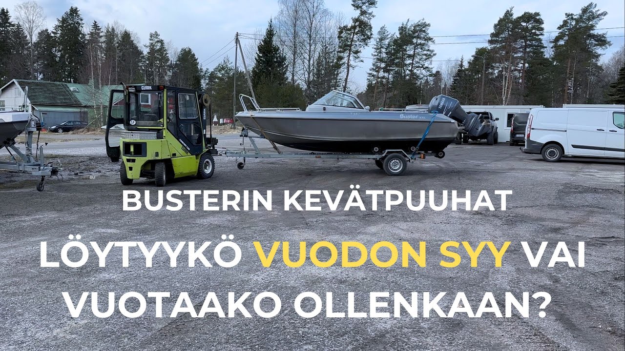 Vuotaako vene vaiko ei? I Tutkitaan ja tehdään samalla kevätsiivousta I Myös takapenkki vaihtoon!