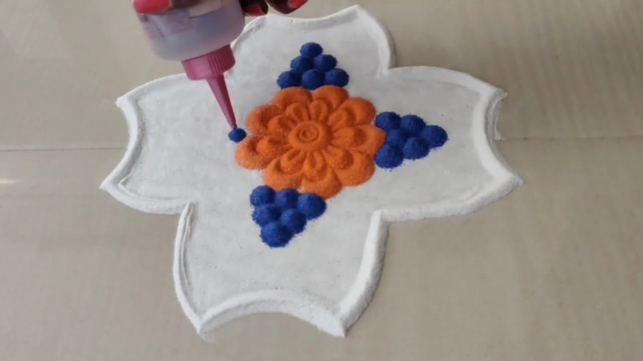 🇮🇳 Easy Republic Day Special Beautiful Rangoli Design | 26 January Tiranga Rangoli | DayWithRangoli