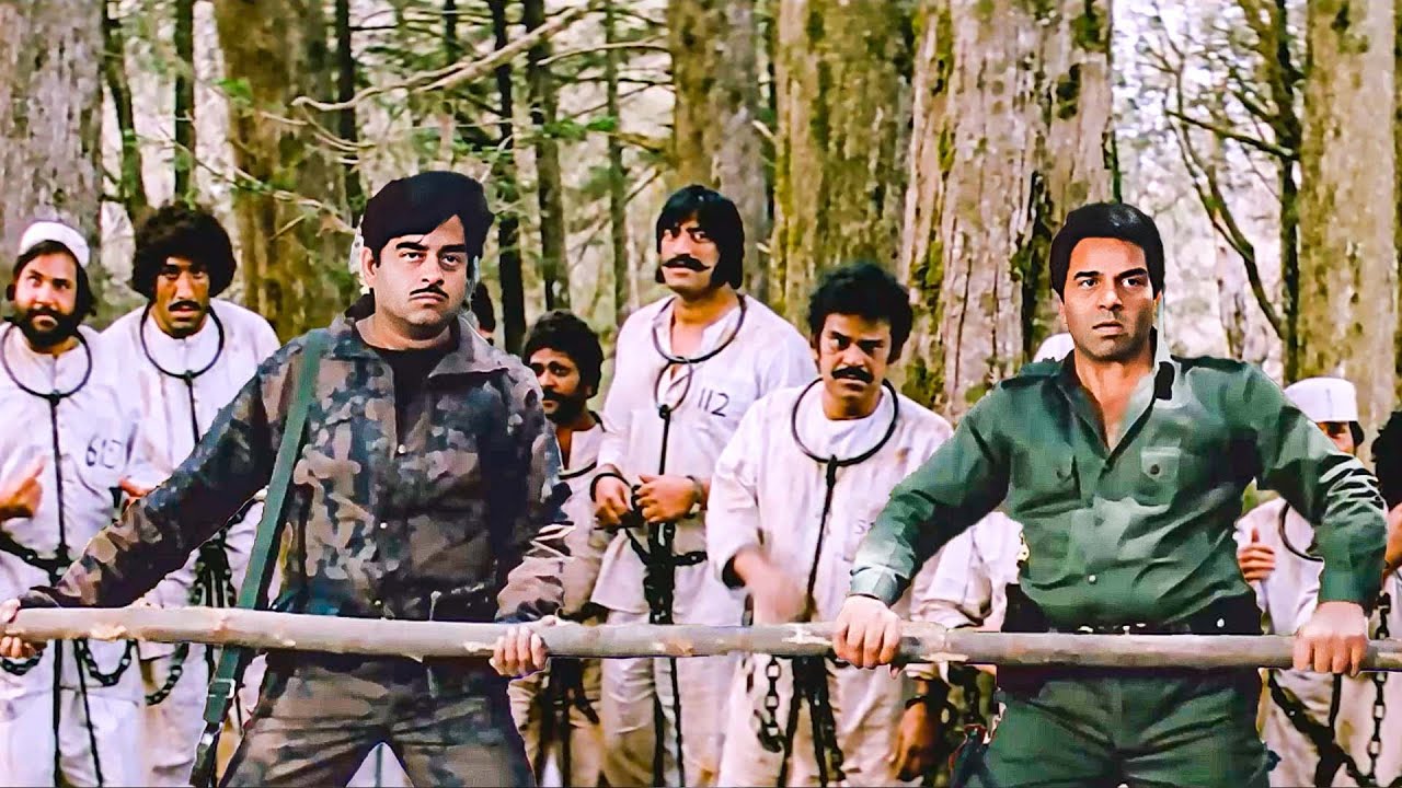 19 खूंखार कैदियों से भिड़े धर्मेंद्र और शत्रुघ्न | ज़बरदस्त एक्शन सीन | Dharmendra & Shatrugan Sinha