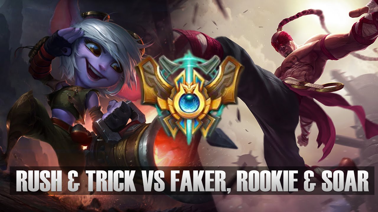 Faker, Rookie & SoaR vs Rush & Trick - KR Challenger SoloQ