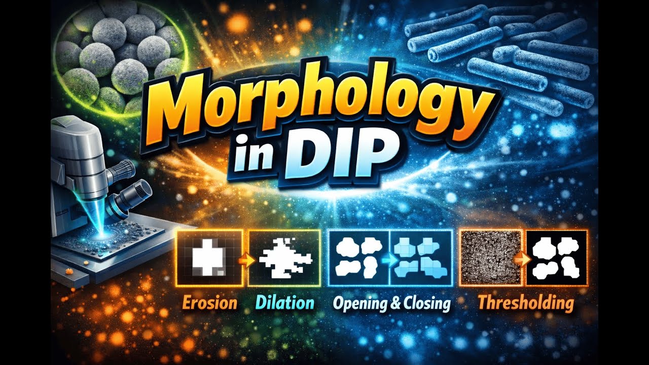 Morphology in DIP | Erosion, Dilation & Applications