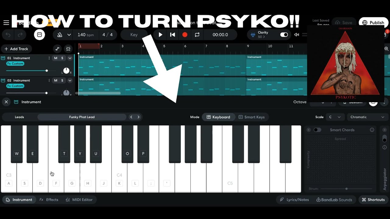 How To Make An OSAMASON BEAT On BANDLAB